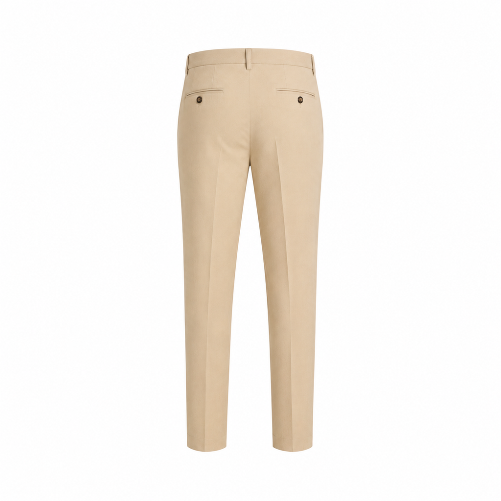Men's Beige Dress Pants – Classic Smart Casual Fit